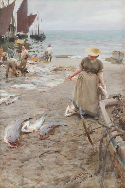 Zorn Anders On The Beach St Ives Cornwall England