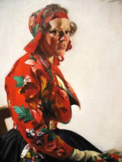 Peinture sur toile de Zorn Anders Peasant Girl reproduction peinte à la main