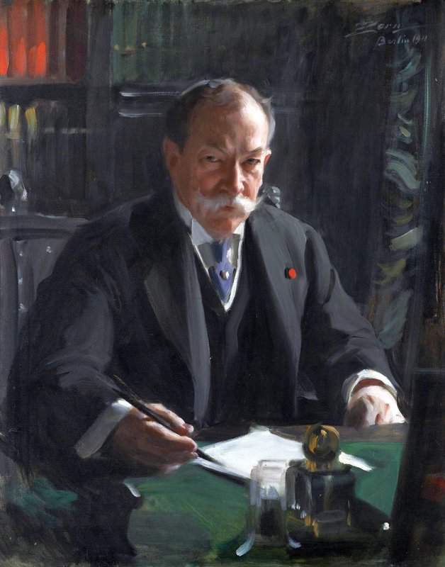 Zorn Anders Portrait Of Ambassador David Jayne Hill