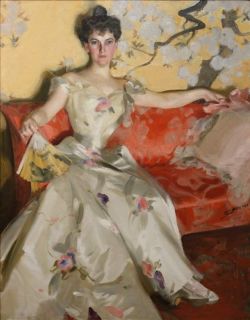 Peinture sur toile de Zorn Anders Portrait Of Elizabeth Sherman Cameron 1900 reproduction peinte à la main