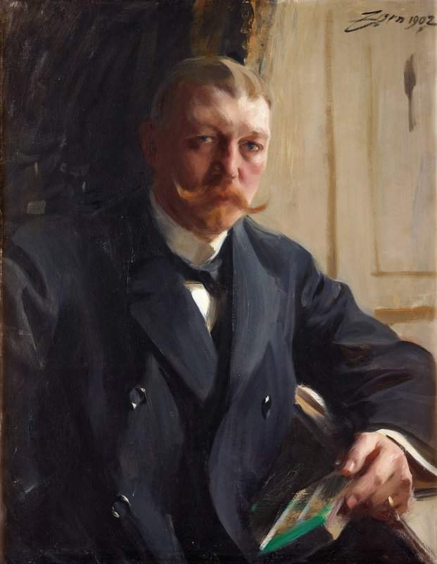 Zorn Anders Portrait Of Franz Heiss