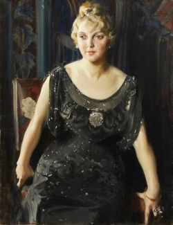 Peinture sur toile de Zorn Anders Portrait Of Mrs. Piltz 1913 reproduction peinte à la main