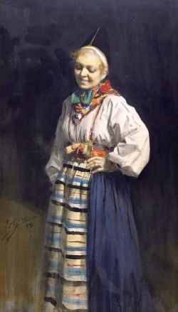 Peinture sur toile de Zorn Anders Rattvikskulla 1883 reproduction peinte à la main