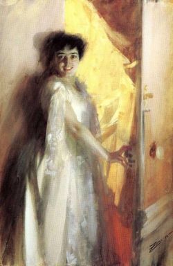 Peinture sur toile de Zorn Anders Rosita Mauri 1888 reproduction peinte à la main