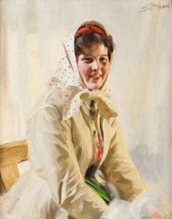Peinture sur toile de Zorn Anders Skeri-kulla reproduction peinte à la main
