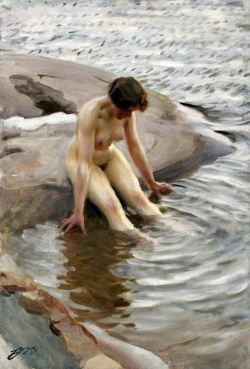 Peinture sur toile de Zorn Anders Wett reproduction peinte à la main