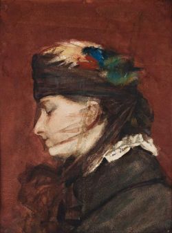 Peinture sur toile de Zorn Anders Woman Behind A Veil reproduction peinte à la main