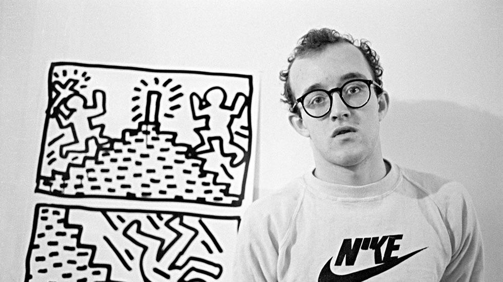 Reproduction des tableaux de Keith Haring peints à la main