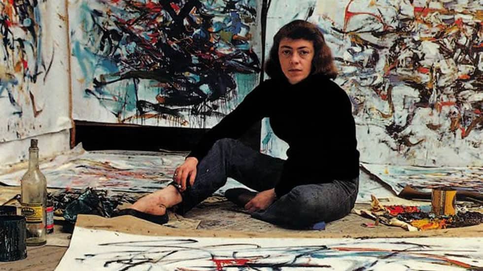 Reproduction des tableaux de Joan Mitchell peints à la main