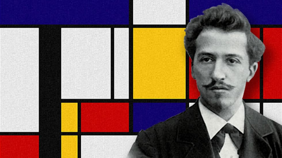 Reproduction des tableaux de Mondrian peints à la main